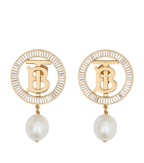 burberry earrings uk|burberry clip on earrings.